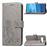 Capa Magunivers PU suporte de trevo cinza para Samsung Galaxy S10_0