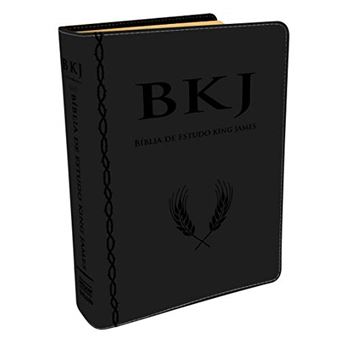 Bíblia King James com Estudo Holman Preta - Caixa - 1