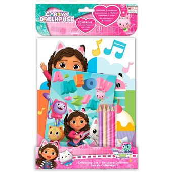 Conjunto para Colorir Dreamworks Gabby's Dollhouse - 1