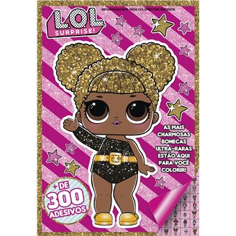 LOL Surprise! Megaprancheta para Colorir com Adesivos Edição 1 - 1