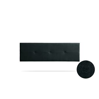 Cabeceira Estofada Moonia Napoli Aqualine | 90 X 50 X 5 cm | Preto - 1