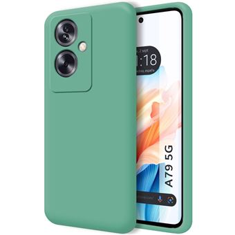 Capa de silicone líquido TUMUNDOSMARTPHONE para Oppo A79 5G em verde - 1