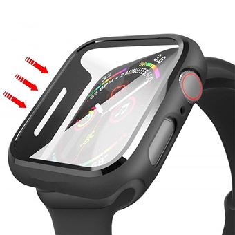 Capa de Proteção Gift4Me + Vidro para Apple Watch Series 9 - 41mm - Transparente/Preto - 1