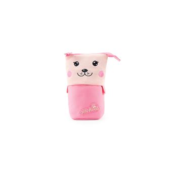 Bolsa Vertical Ambar Dog Person Pink Furry - 1