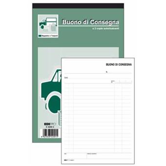 Edipro Block the Delivery impresso e livro de contabilidade 60 páginas - 1