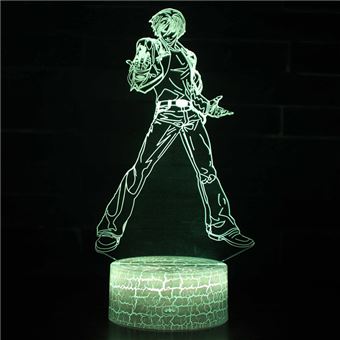 Lâmpada 3D HSMY | Infantil | Multicolorido com Controlo Remoto | THE KING OF FIGHTERS | 690 - 1