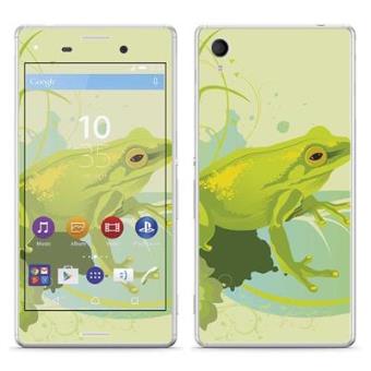 Adesivo Royalsticker Para Sony M4 Aqua (Sticker : Grenouille Et Nenuphar) - 1