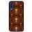 Capa Tpu Hapdey para Samsung Galaxy A50 2019 | Design Caveiras Douradas | Padrão Abstrato - Preto_0