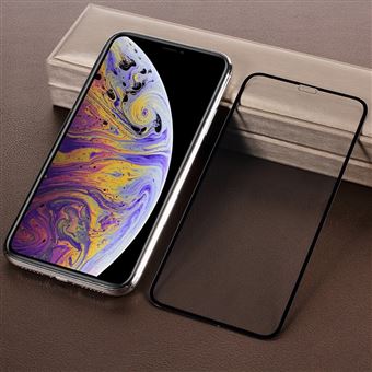 Película de Vidro Temperado 5D Curvado Preto para Apple iPhone XR