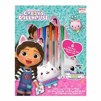 Livro de Atividades com 6 Esferográficas de Gel Gabby'S Dollhouse - 1