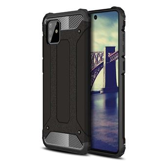 Capa Tumundosmartphone Híbrida Tipo Armadura Resistente (Pc+TPU) Preta para Samsung Galaxy S10 Lite - 1
