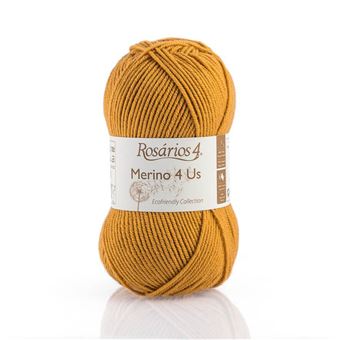 Fio de Lã Rosarios 4 Merino 4 Us | 50G - Mel 29 - 1