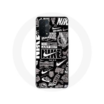 Capa Maniacase para Oppo A74 5G com o Logotipo multicolorido da Nike e a frase """"Just Do It - 1