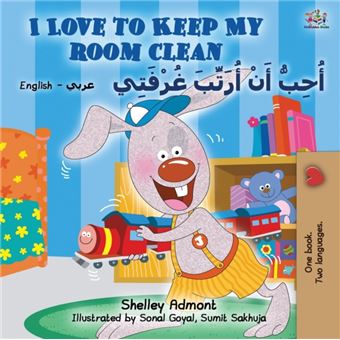 I Love To Keep My Room Clean English Arabic Bilingual Book For Kids - 1