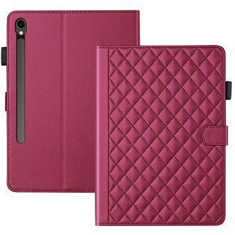 Capa ZURSANA para Samsung Galaxy Tab S10 FE 10,9 2025 / S9 FE 10,9 / S9 11 " 2023 | Pele PU | Vermelho - 1