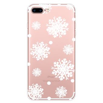 Capa Magunivers TPU padrão impressão macio grande floco de neve para Apple iPhone 8 Plus/7 Plus 5.5 inch