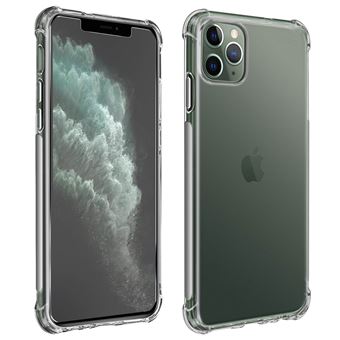 Pack de Proteção Avizar para iPhone 11 Pro | | Capa Flexivel + Película em Vidro Temperado 9H - Transparente - 1