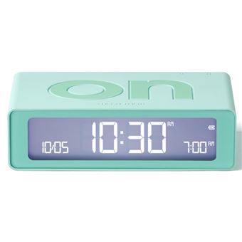 Despertador LEXON Flip Mini | Azul menta - 1