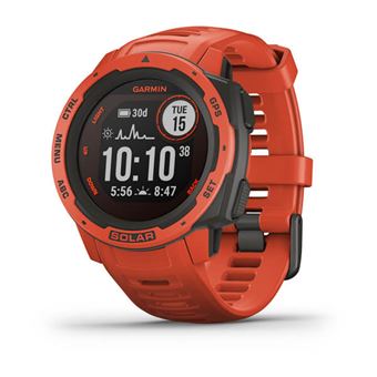 Smartwatch Garmin Instinct Solar | 45 mm | Vermelho - 1