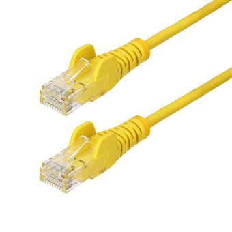 Cabo de Rede StarTech.com N6PAT50CMYLS | Amarelo - 1