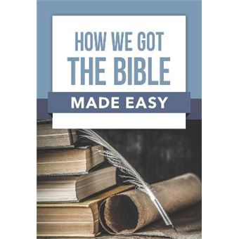 Book How We Got The Bible Made Easy - 1