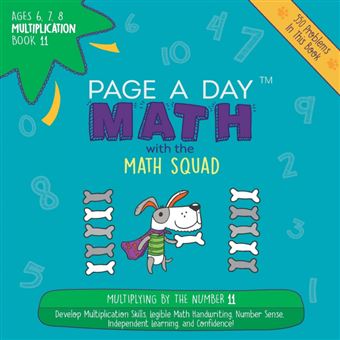 page ADay Math Multiplication Book Paperback -