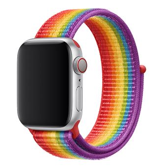 Pulseira de nylon de Substituição WISETONY para Apple Watch Series 4 40mm/Series 3/2/1 38mm Multicolorido - 1