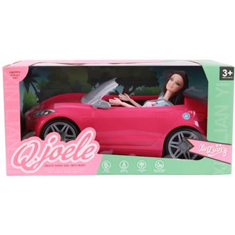 Carro Descapotável Rosa com Boneca LPM | + 3 Anos - 1