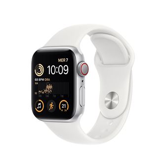 Smartwatch Apple Watch SE | 40 mm | Prateado, Branco - 1