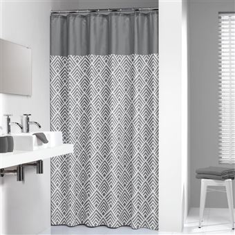 Cortina de Duche Sealskin Angoli 180 cm cinzento 233561312 - 1