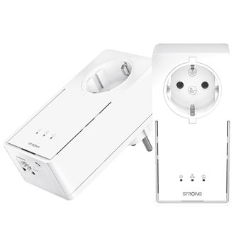 Adaptador de Rede Powerline Strong Powerline 2000 KIT | Branco - 1