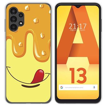 Capa Tumundosmartphone de silicone para Samsung Galaxy A13 4G design Ice Cream Vanilla Desenhos - 1