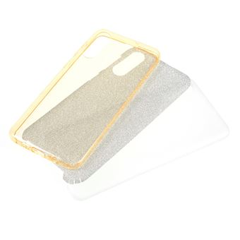 Capa TPU combinação de papel flash ouro para Samsung Galaxy A50