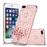 Capa TPU padrão de diamante 3D flor mandala para Apple iPhone 8 Plus/7 Plus_0