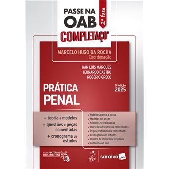 Passe Na Oab 2 Fase - Completaço - Prática Penal - 9 Edição 2025 - 1