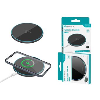 Carregador Wireless Novoteck W-001 | 15W - Preto - 1