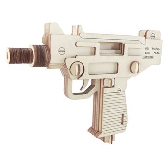 Puzzle 3D HSMY de 39 Peças XC-G005H - Pistola Uzi - 1