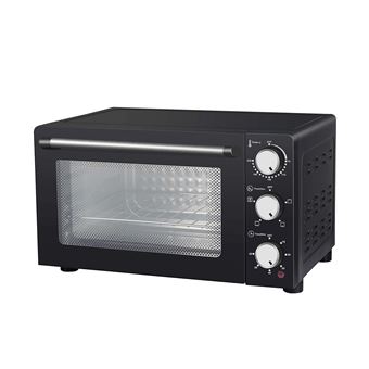 Mini Forno Elétrico de Mesa Melchioni Family Enjoy 24 | 24 L | 1200 W | Ventilado | Grelha e Combinado | Acessórios Incluídos - Preto - 1