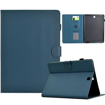 Capa ZURSANA para Samsung Galaxy Tab A 9,7 " SM T550/P550, | Fina em Pele PU | Suporte Multiangular para Cartões | Azul - 1