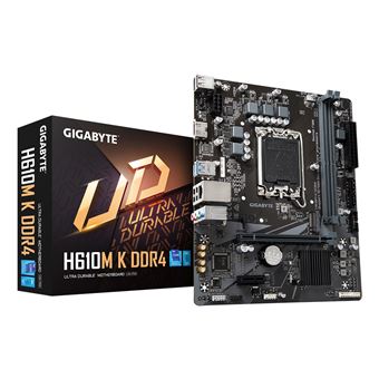 Motherboard GIGABYTE H610M K DDR4 | Castanho - 1
