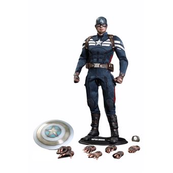 Figura Hot Toys MMS242 - Marvel Comics - Capitão America : The Winter Soldier - Captain America Stealth S.T.R.I.K.E. Suit Version - 1