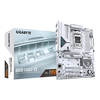Motherboard GIGABYTE B850 EAGLE ICE | Branco - 1