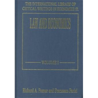 Law And Economics The International Library Of Critical Writings In Economics Series - 1