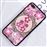Capa Magunivers TPU 3D de strass Flor rosa para Apple iPhone 8 Plus/7 Plus 5.5 '_3