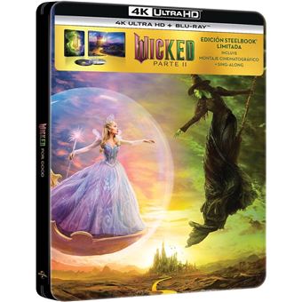 Wicked: For Good (2025) (4K Ultra HD) (Steelbook) / Wicked: Parte II (2Blu-ray) - 1