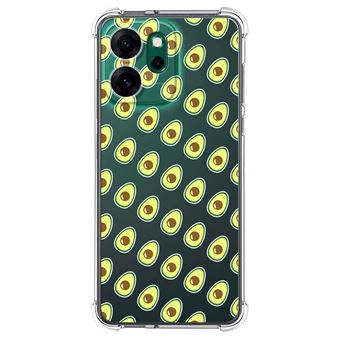 Capa Tumundosmartphone de Silicone à Prova de Choque para Oppo Reno 14 F / 14F 5G | Desenhos de design de abacate - 1