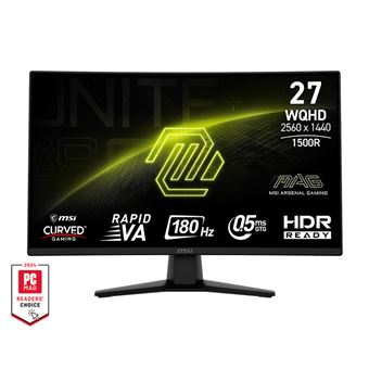Monitor Gaming MSI MAG 274CQF | WQHD | 0,5 ms | 180 Hz | 27" | F - 1