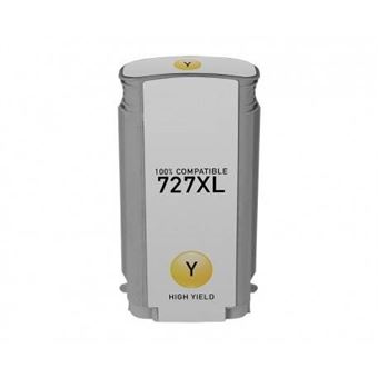 Tinteiro Compatível com Hp 727 Amarelo B3P21A/F9J78A - 1