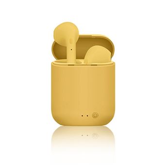 Auriculares Bluetooth Wireless CO-Phénix para I7 mini2 - Amarelo - 1