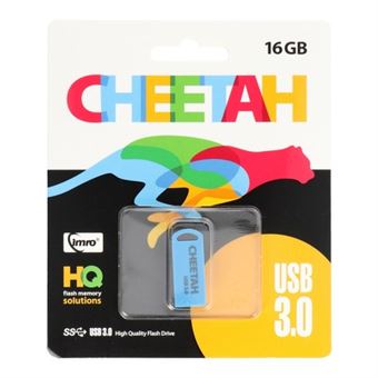 Pendrive Imro Cheetah 16GB - Azul - 1